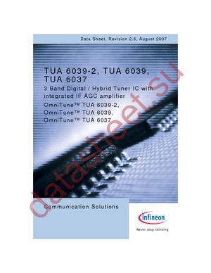 TUA 6039 datasheet  